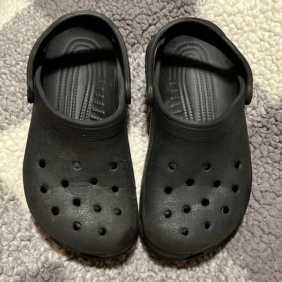 CROCS | Shoes | Black Crocs Size 6 Mens 